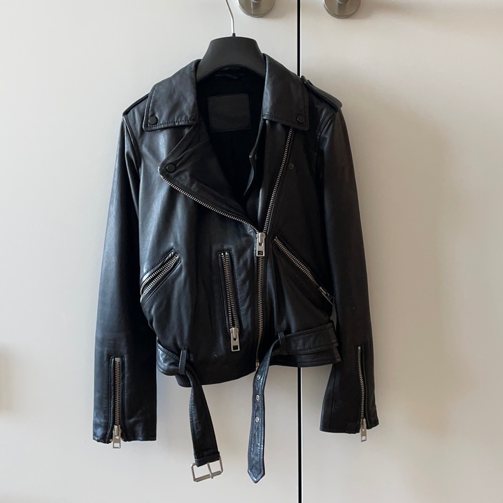 Great condition leather jacket from All Saints!